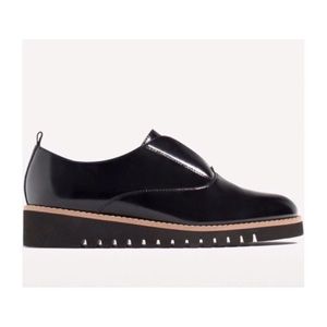 Zara BLack BLucher PLatform Loafers